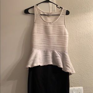 Black and white dress